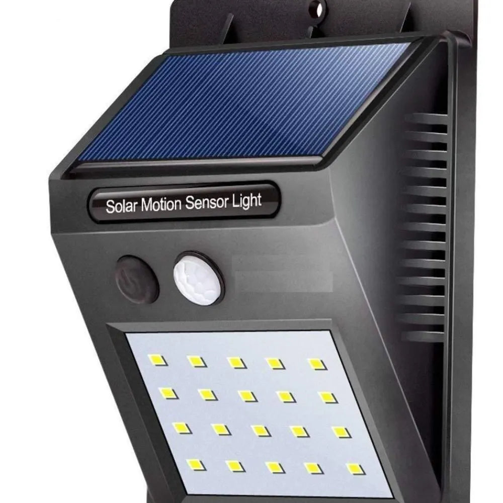 Solar motion security light