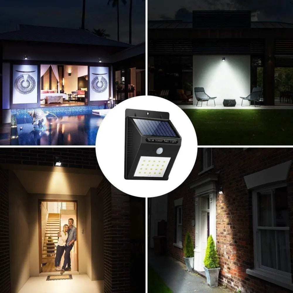 Solar motion security light