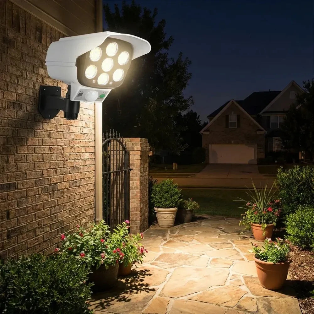 Solar motion sensor security light - home improvement
