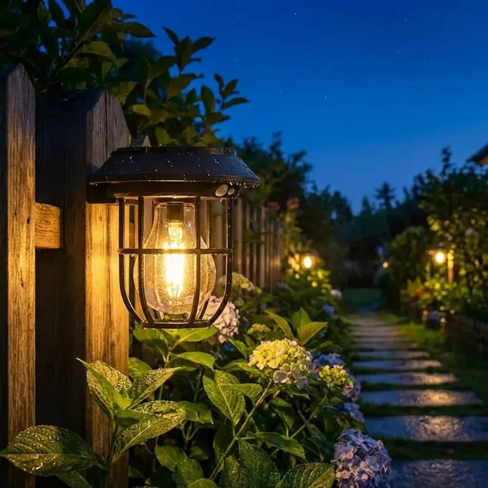 Solar motion sensor wall light - home improvement