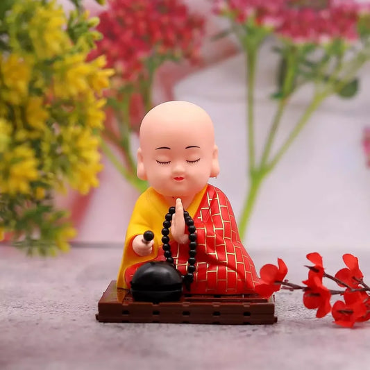 Solar moving buddha statue - toys