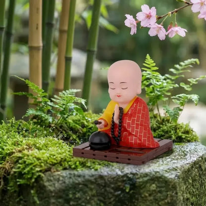 Solar moving buddha statue - toys