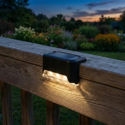 Solar outdoor deck lights – pack of 4