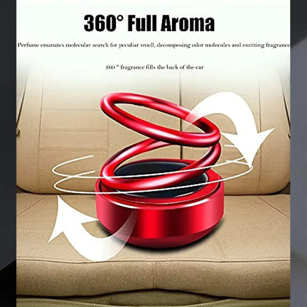 Solar-powered car aroma diffuser - automotive