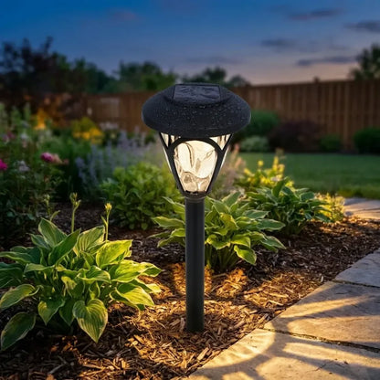 Solar-powered led garden light