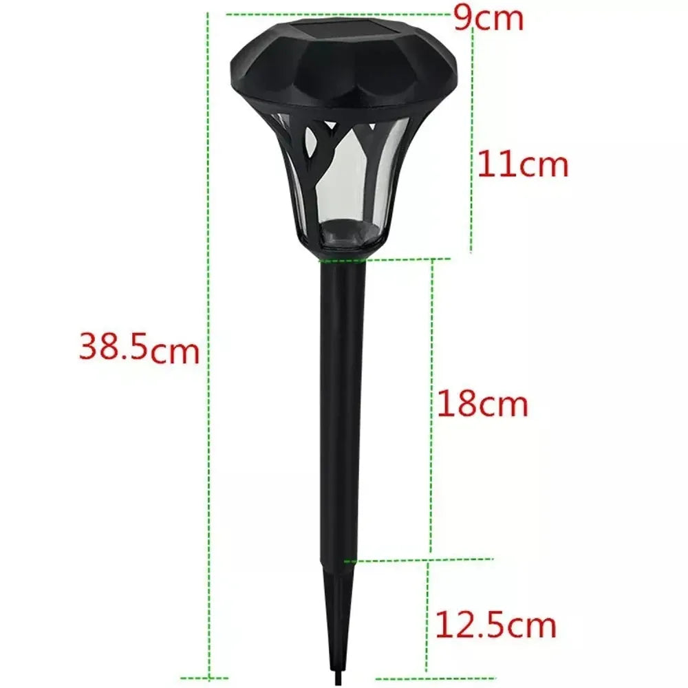 Solar-powered led garden light