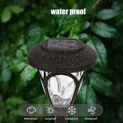 Solar-powered led garden light