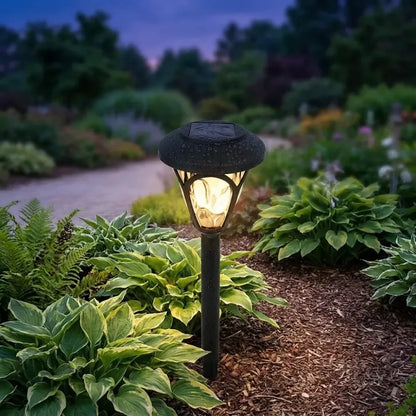 Solar-powered led garden light