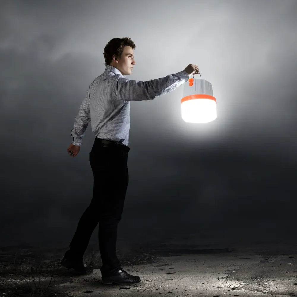 Solar-powered portable camping light - home improvement