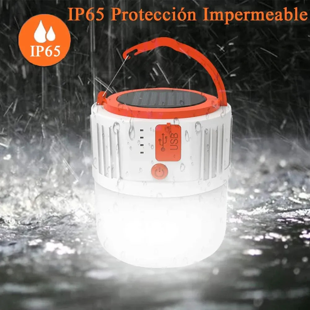 Solar-powered portable camping light - home improvement