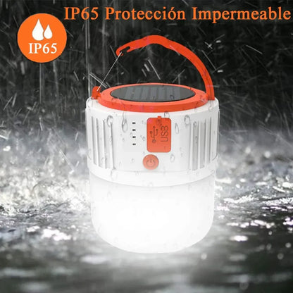 Solar-powered portable camping light - home improvement
