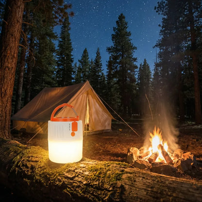 Solar-powered portable camping light - home improvement