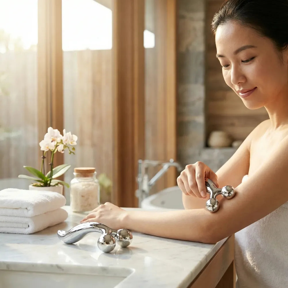 Solar-powered skin tightening massager - health & beauty