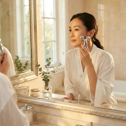 Solar-powered skin tightening massager - health & beauty