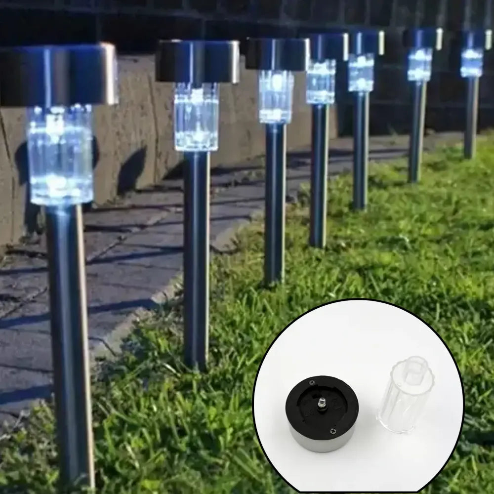 Solar spike spot lights