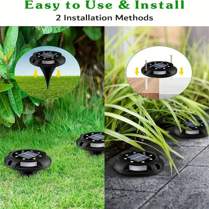 Solar stone pathway lights - home improvement