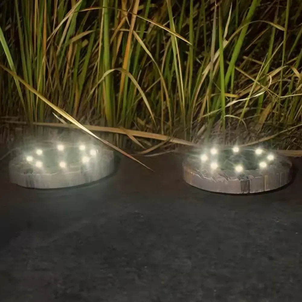 Solar stone pathway lights - home improvement