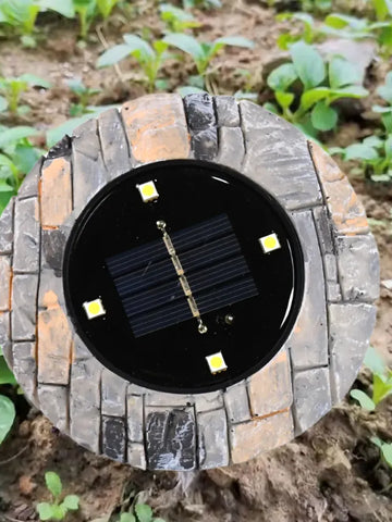 Solar Stone Pathway Lights
