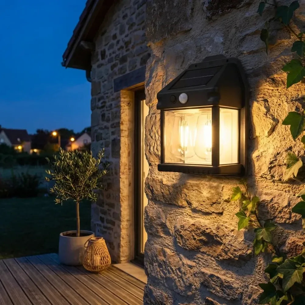 Solar wall lights – 18w - garden