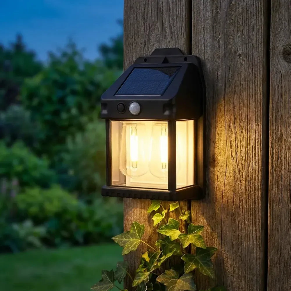 Solar wall lights – 18w - garden