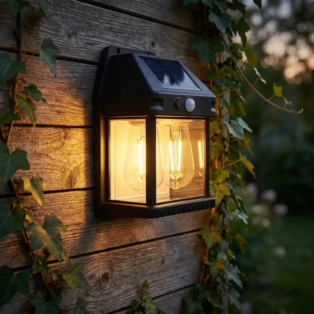 Solar wall lights – 18w - garden