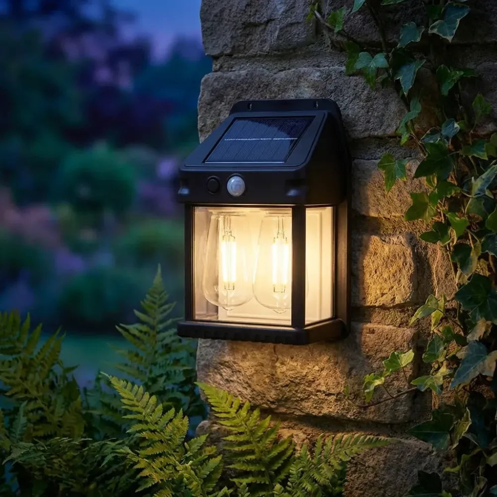 Solar wall lights – 18w - garden