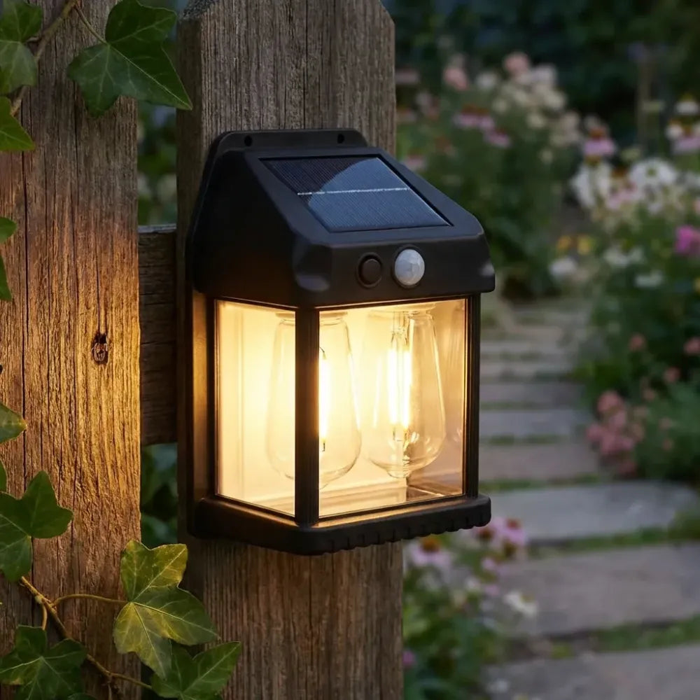 Solar wall lights – 18w - garden