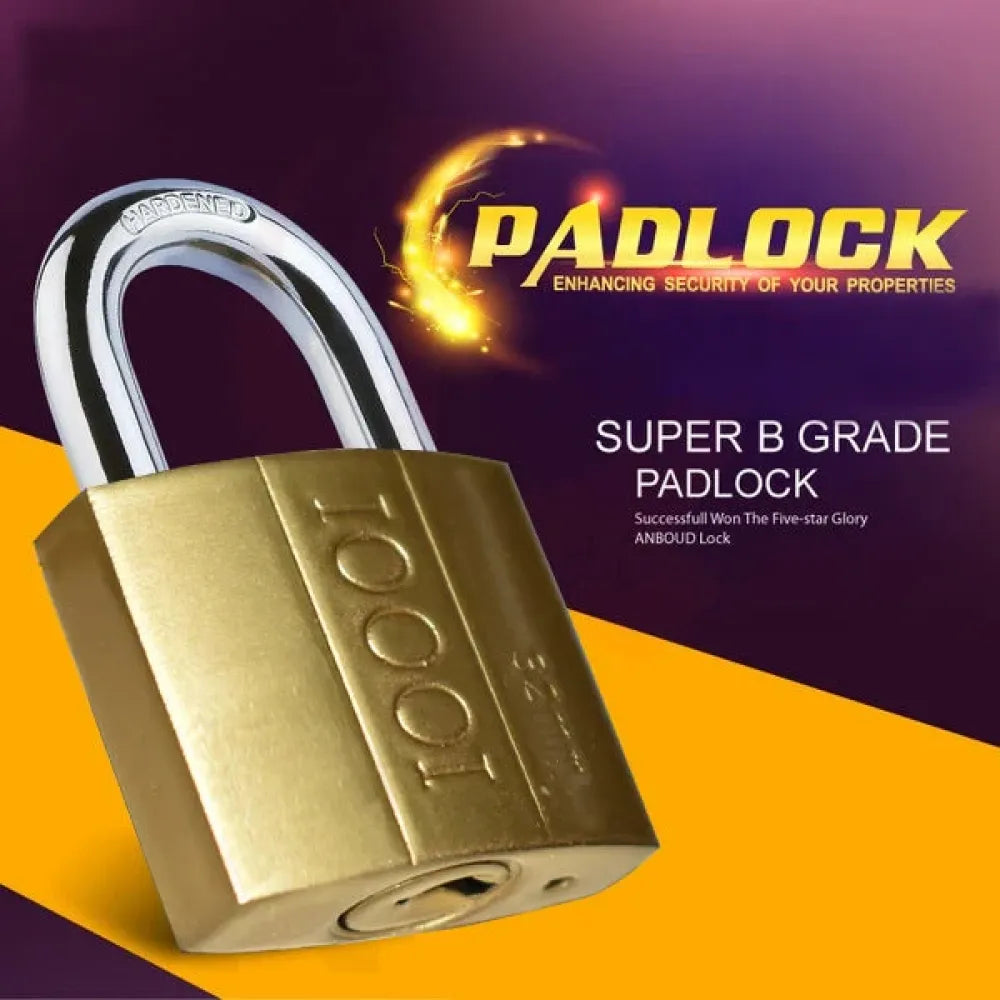 Solid brass padlock - hardware fittings
