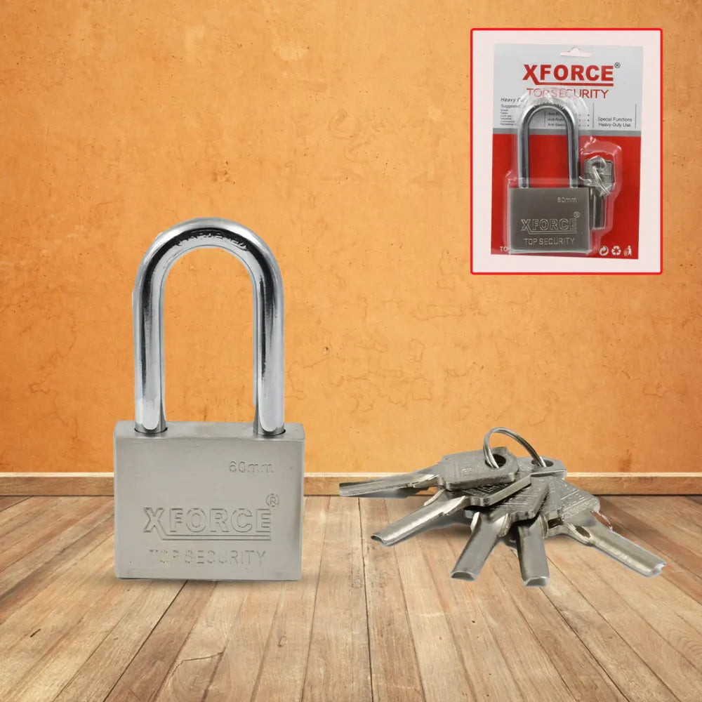Solid brass security padlock