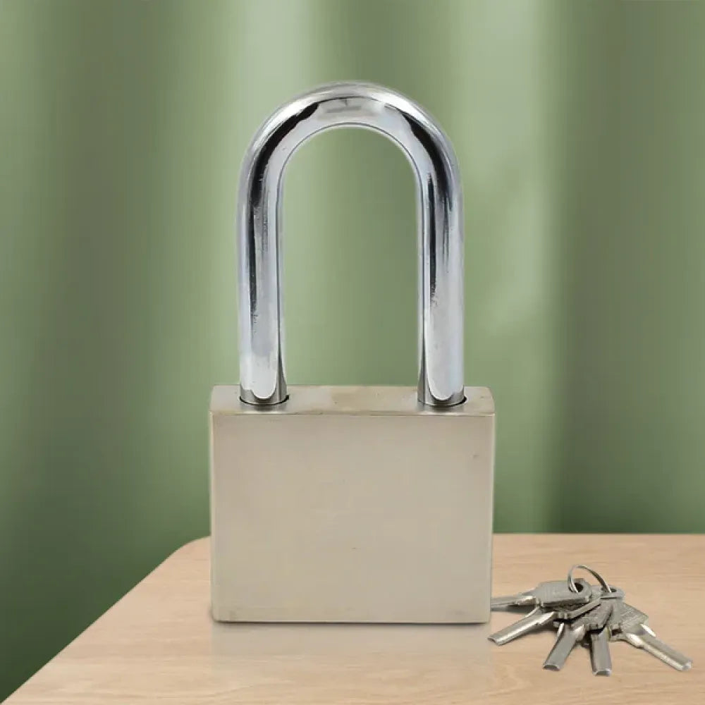 Solid brass security padlock