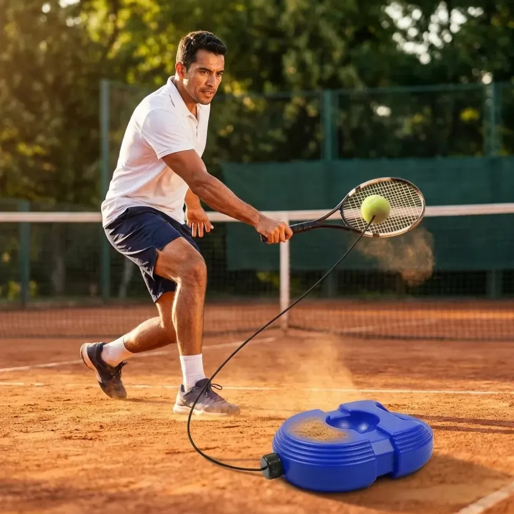 Solo tennis practice trainer