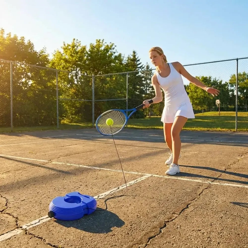 Solo tennis practice trainer