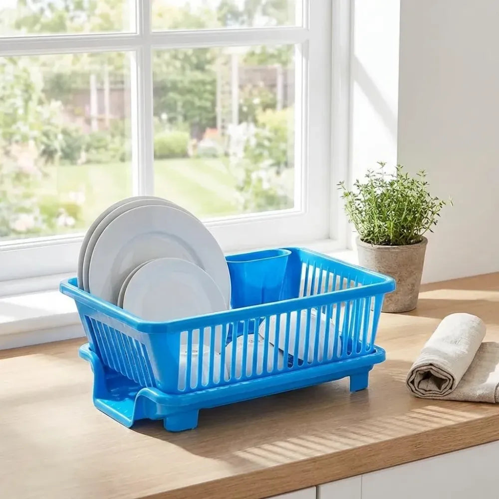Space-saving dish drainer tray - kitchen tool