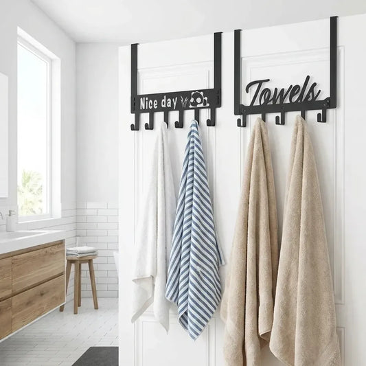 Space-saving over-door hook - home improvement