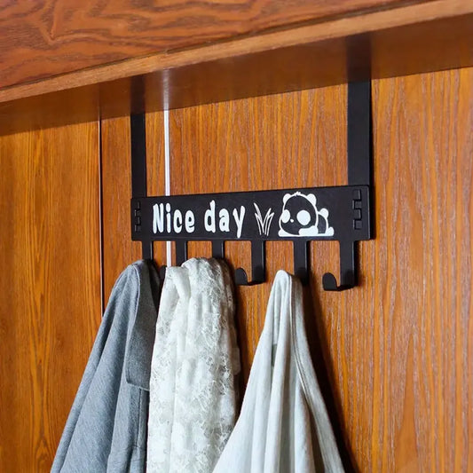 Space-saving over-door hook - home improvement