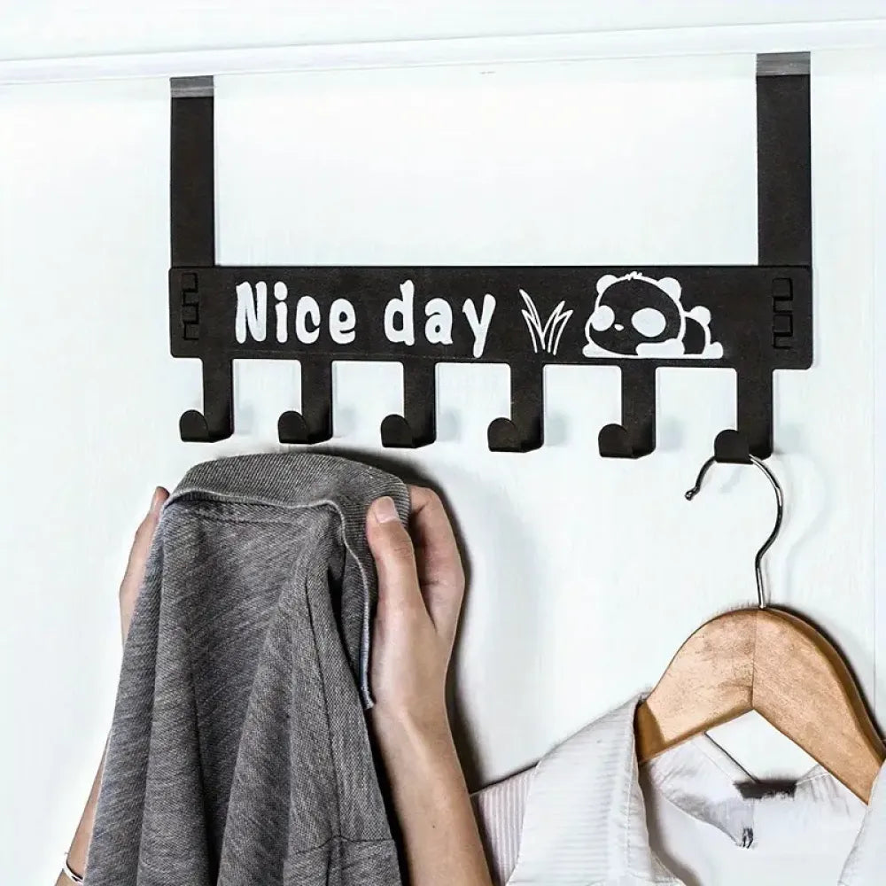 Space-saving over-door hook - home improvement