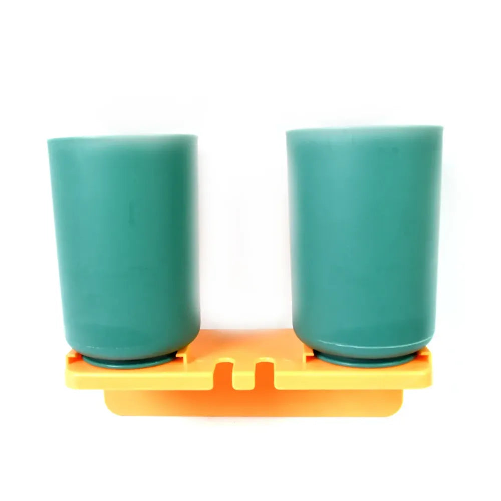 Space-saving toothbrush organizer set - home improvement
