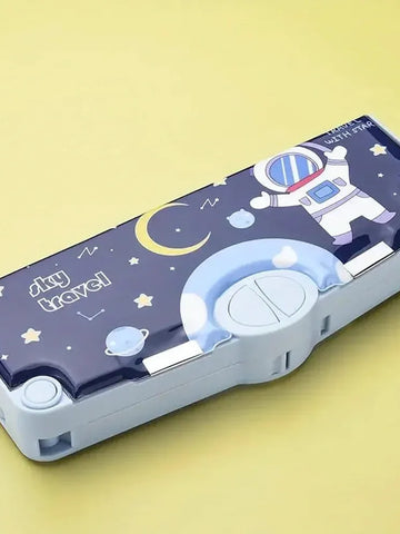 Space-Themed Magnetic Pencil Box