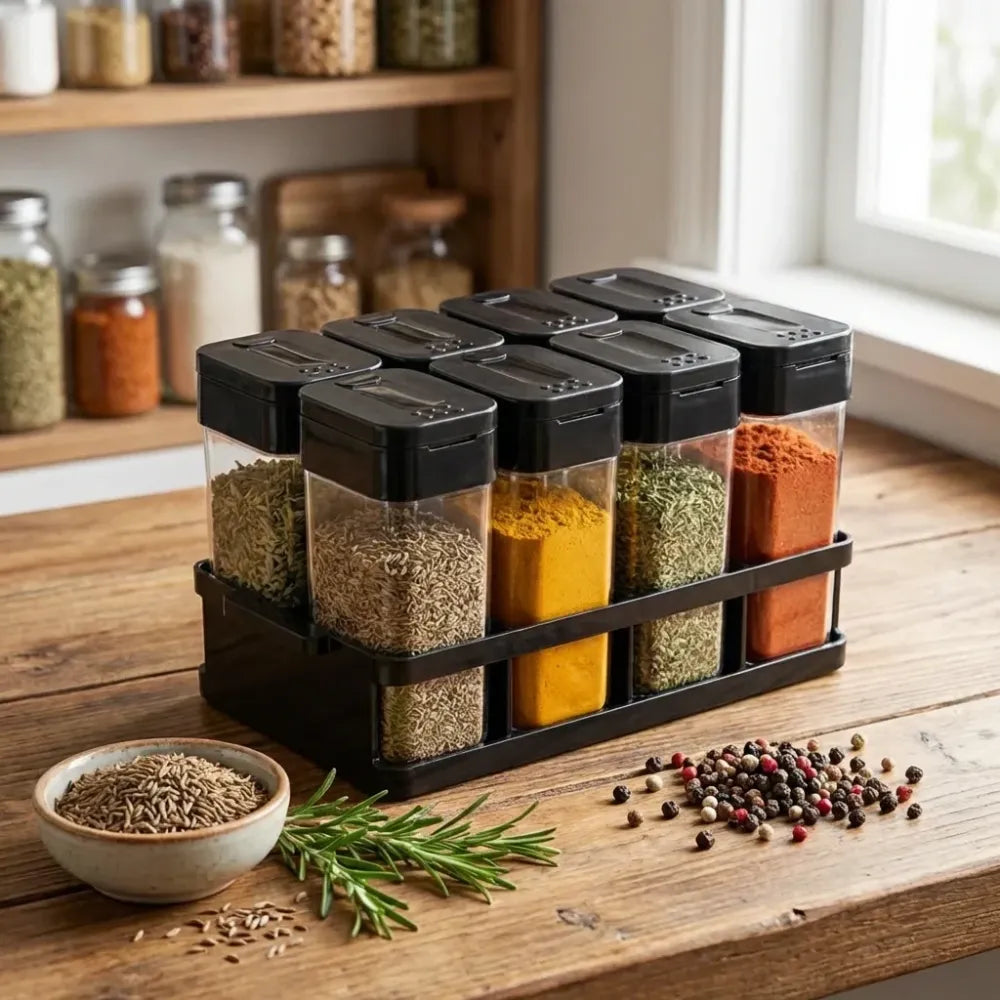 Spice storage box jar