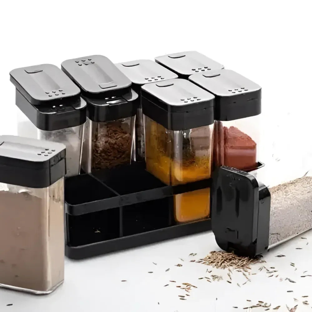 Spice storage box jar