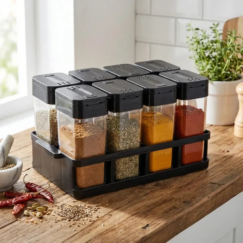 Spice storage box jar
