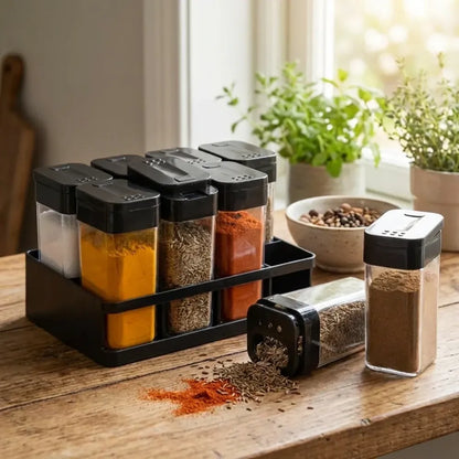 Spice storage box jar
