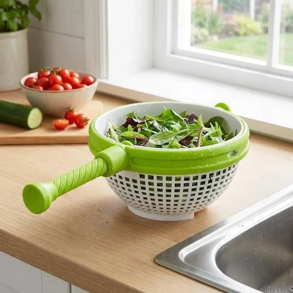 Spin & strain colander
