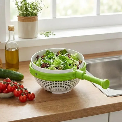Spin & strain colander