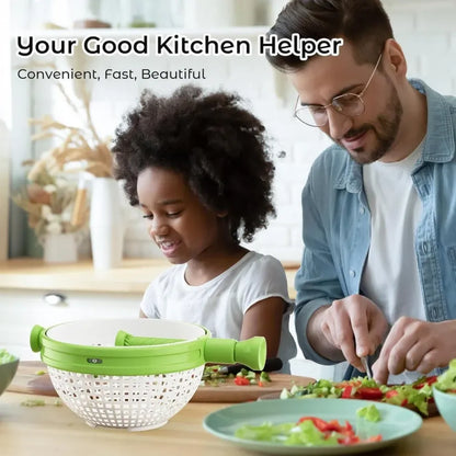 Spin & strain colander