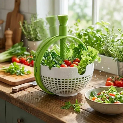 Spin & strain colander