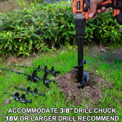 Spiral hole non slip earth drill - home essentials