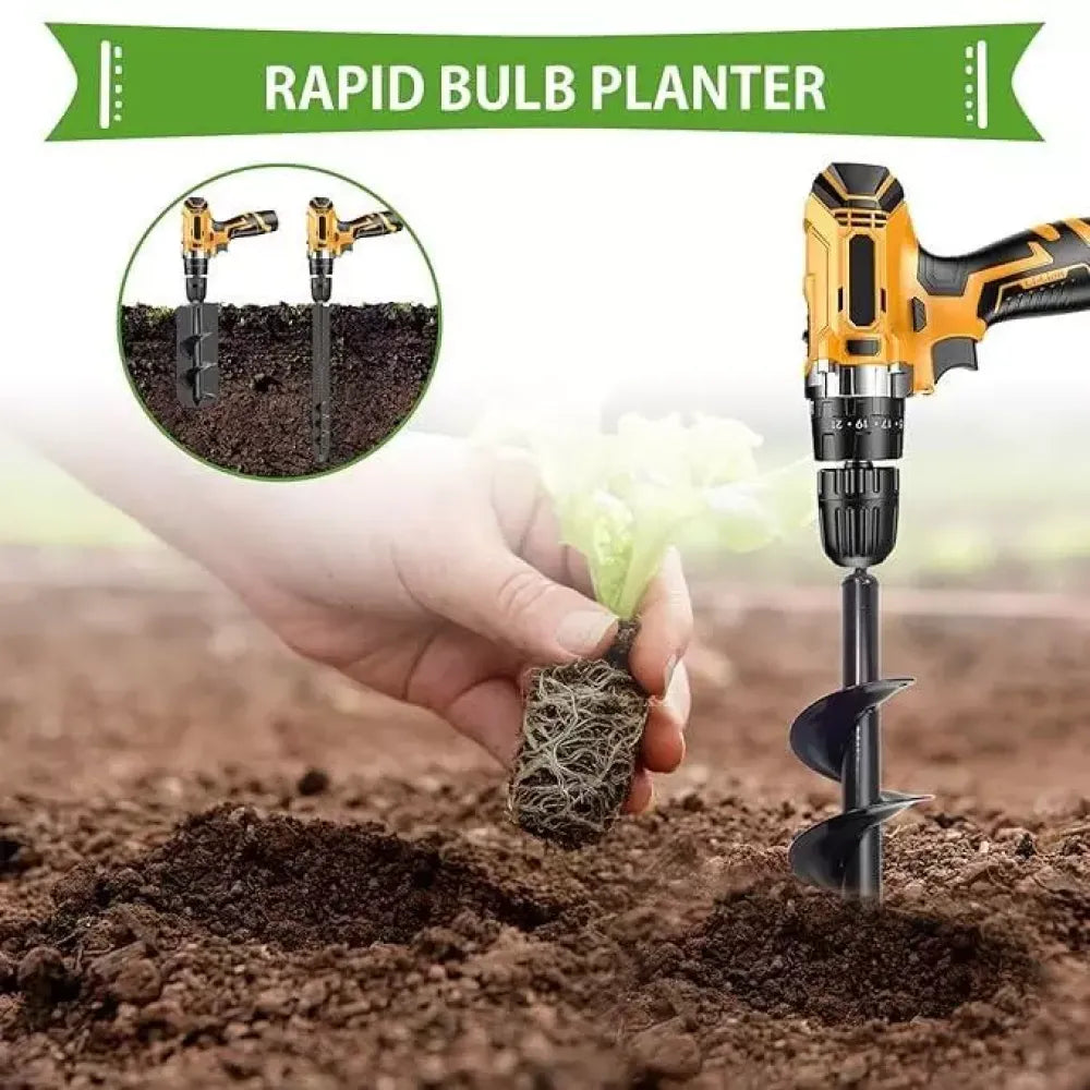 Spiral hole non slip earth drill - home essentials