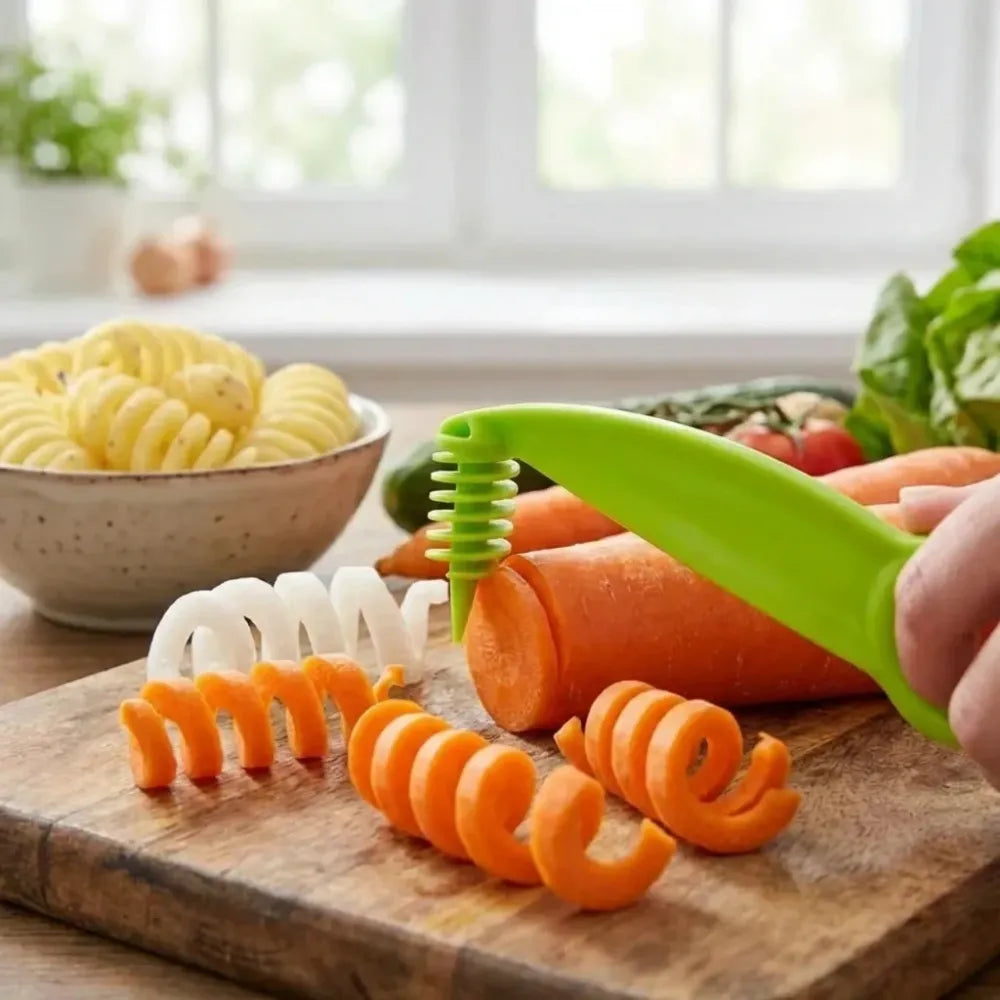 Spiral veggie cutter pro - kitchen tool