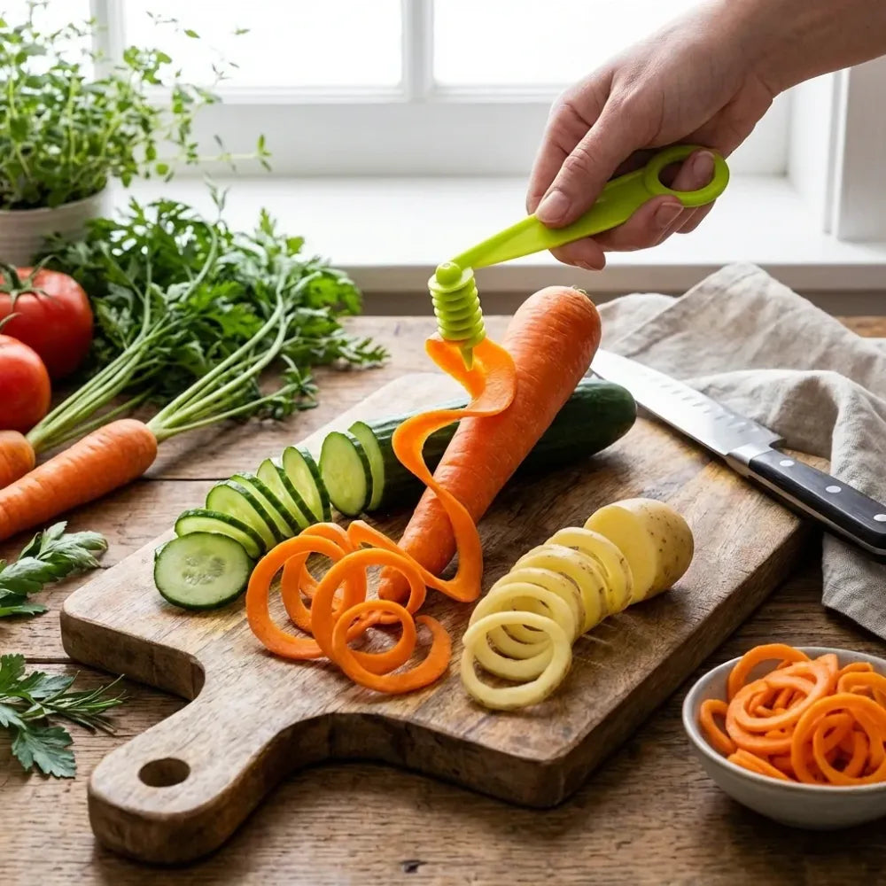 Spiral veggie cutter pro - kitchen tool